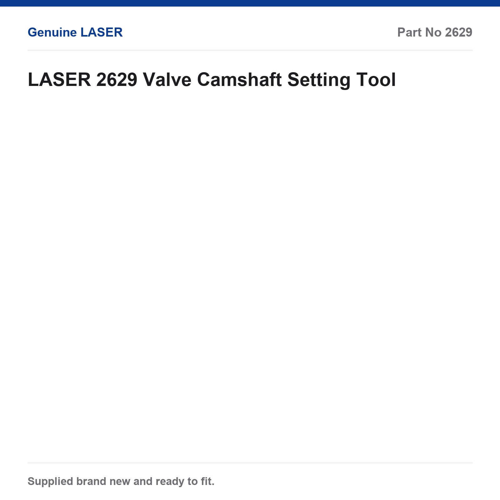 Laser 2629 Valve Camshaft Setting Automotive Tool - Image 2