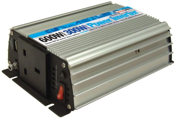 Streetwize 300W 600W Peak Power Inverter 12V 240V Car Van