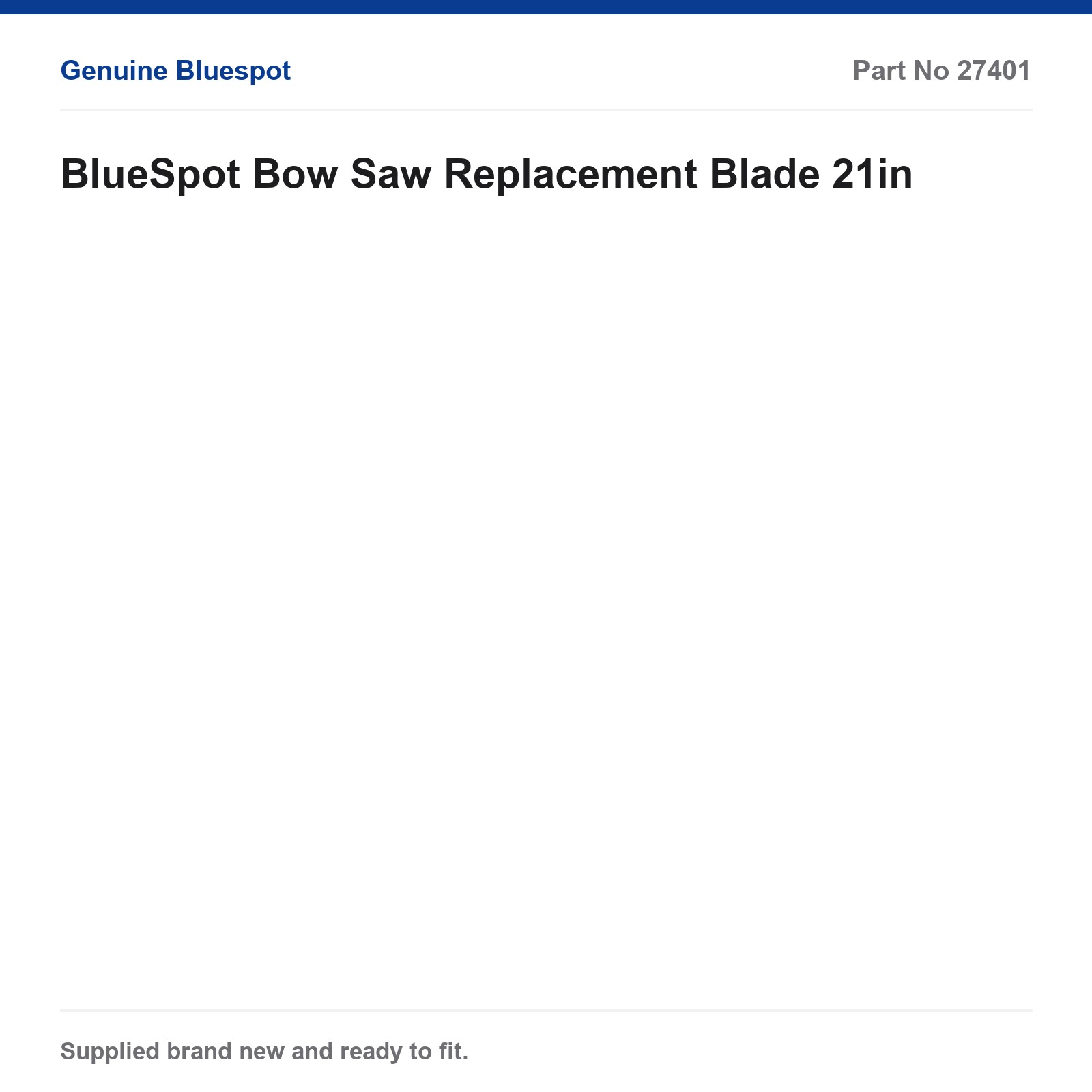 Blue Spot Bow Saw Replacement Blade 21in - Image 4