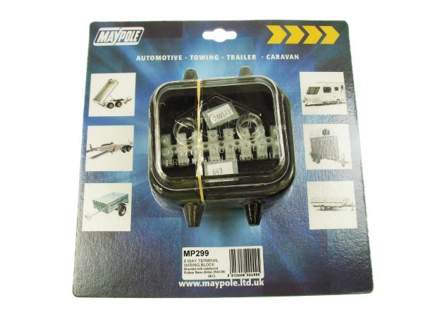 Britax 8 Way Junction Box Trailer Caravan Car Van Towing Towbar Universal