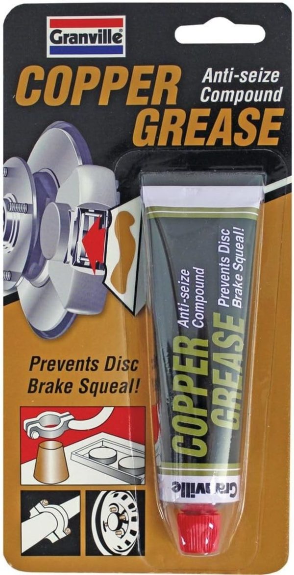 GRANVILLE Copper Grease High Temp Anti-Seize Lubricant 20g