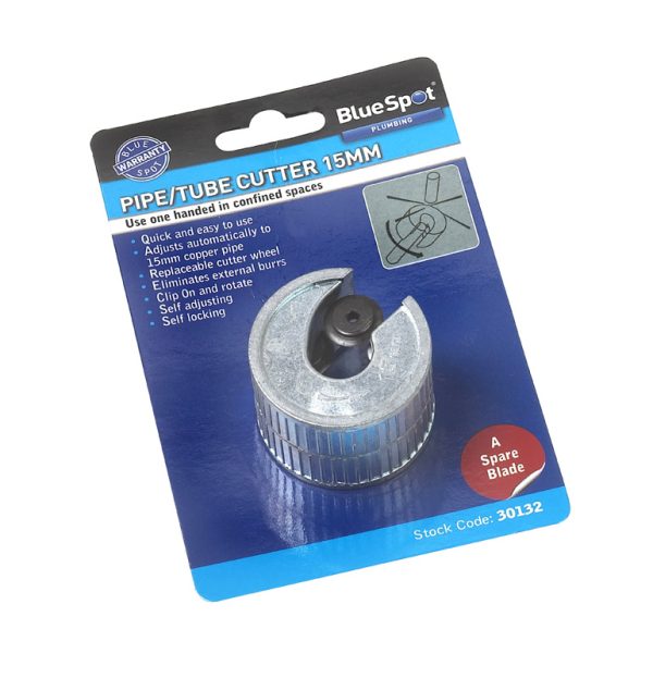 BlueSpot 15mm Pipe Tube Cutter Extra Blade