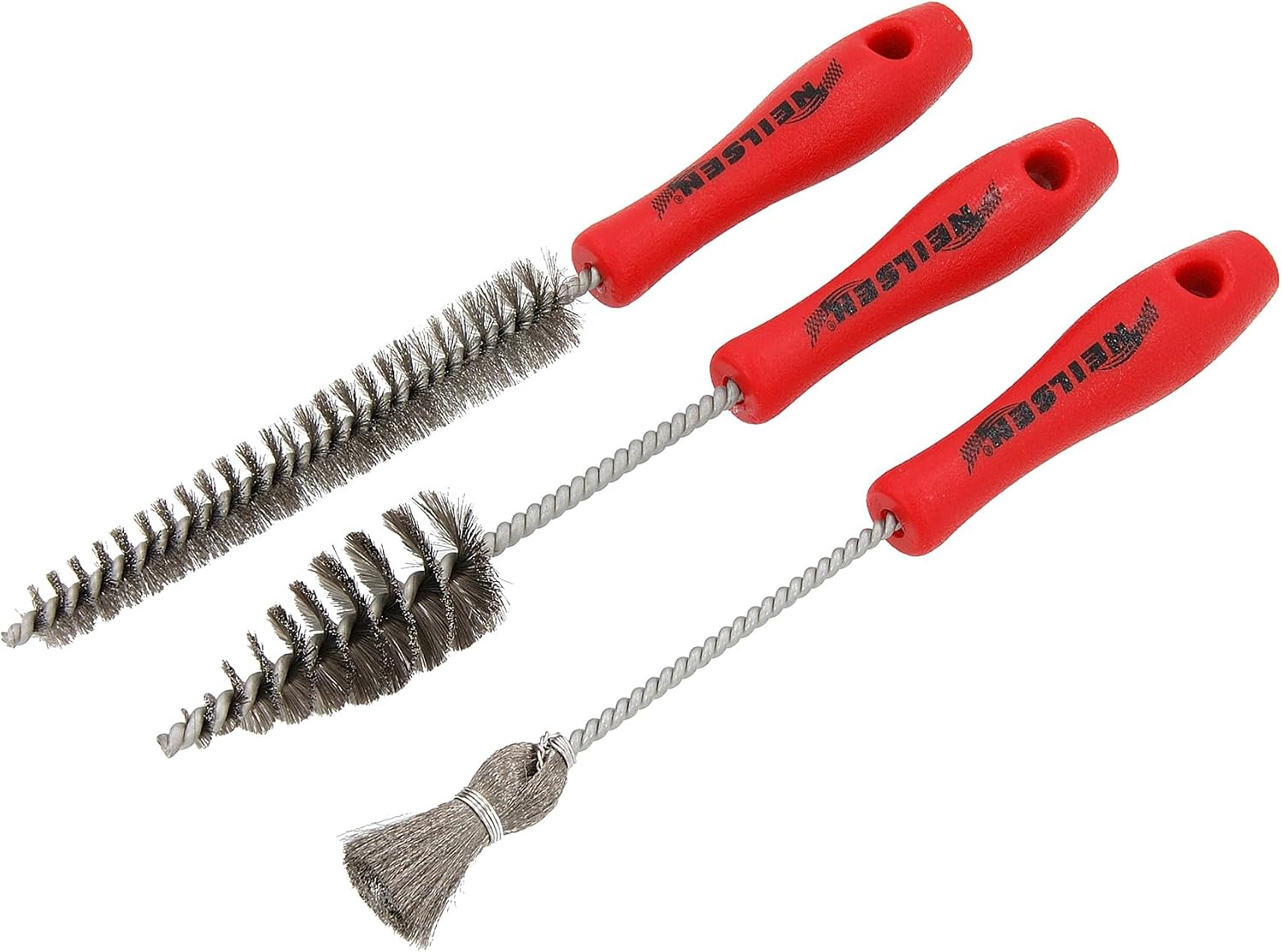 Diesel Injector Bore Sleeve Cleaning Brush Set 3pc Neilsen CT5908