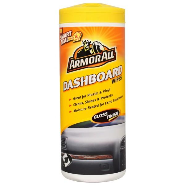 Armor All Dashboard Wipes Gloss Finish Car Interior Cleaner Protector 30 Wipes