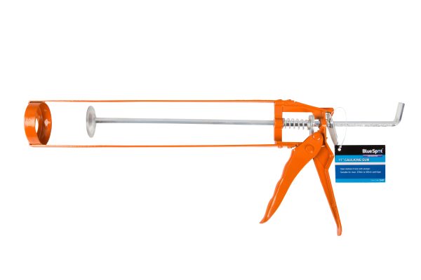 BlueSpot Caulking Gun 280mm (11″) Steel Rust-Resistant for 270-425ml Tubes