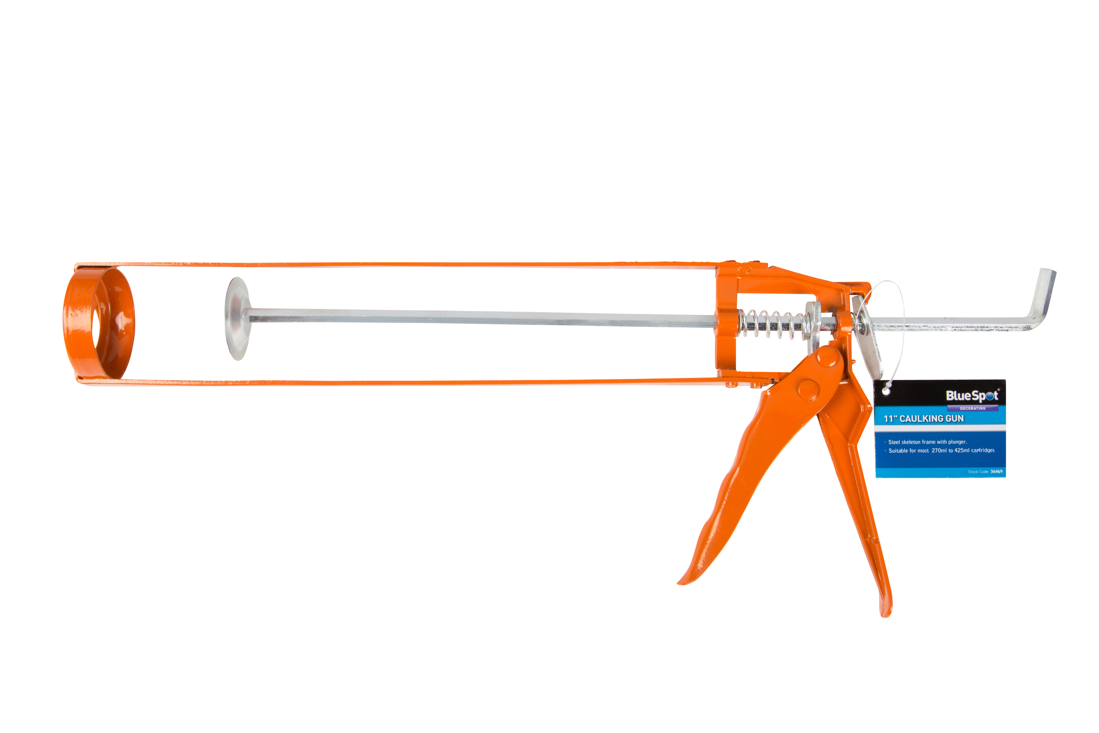 BlueSpot Caulking Gun 280mm (11″) Steel Rust-Resistant for 270-425ml Tubes
