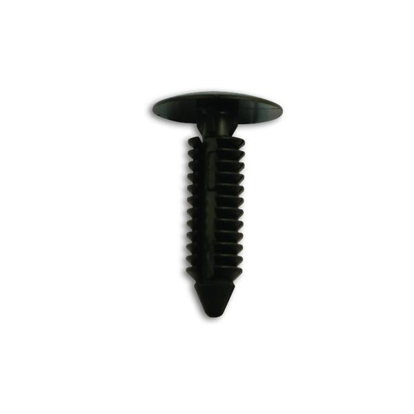 CONNECT Fir Tree Trim Clips Black GM Ford Chrysler BMW Panel Fasteners Pack 10 - Image 2