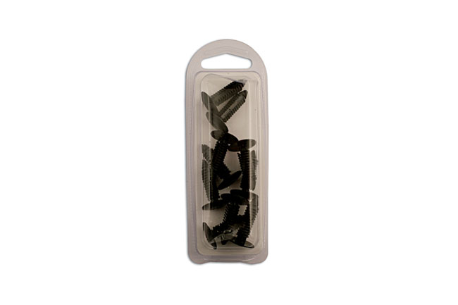 CONNECT Fir Tree Trim Clips Black GM Ford Chrysler BMW Panel Fasteners Pack 10 - Image 5