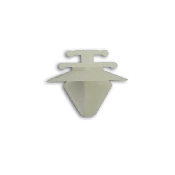 Peugeot Renault White Moulding Clips Trim Fasteners Pack of 10 CONNECT - Image 2