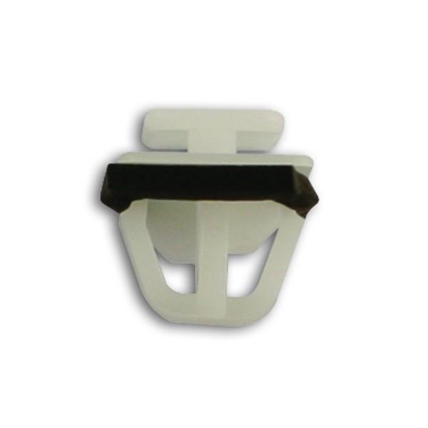 CONNECT Kia Moulding Trim Clips White Black Retainer Fasteners Pack of 10 36536 - Image 2