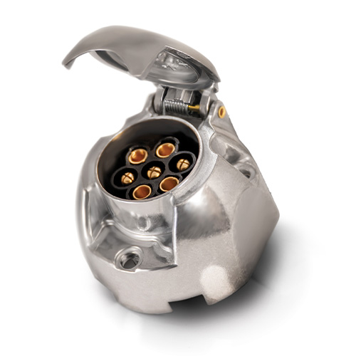 Maypole 7 Pin 12N Type Aluminium Trailer Caravan Towbar Towing Socket - Image 3
