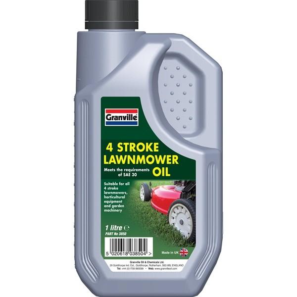 GRANVILLE 4T Garden Lawnmower Engine Oil 1 Litre 4 Stroke Mower