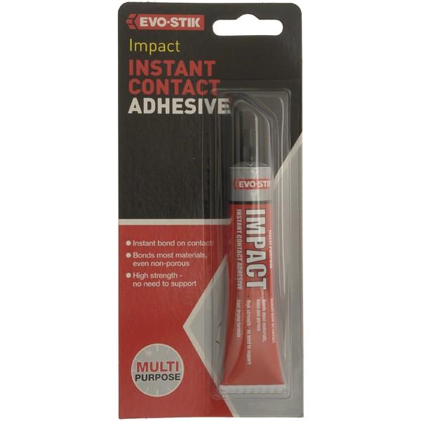 EVO-STIK Impact Contact Adhesive 30g Tube Strong Multi-Purpose Glue Repair