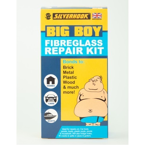 SILVERHOOK Fibreglass Repair Kit Car Boat Body Panel Cracks Holes Repair