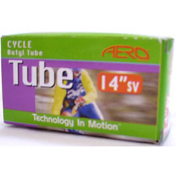Aero Sport Cycle Inner Tube 14×1.75-2.125 Schrader Valve Bike Tire Tube