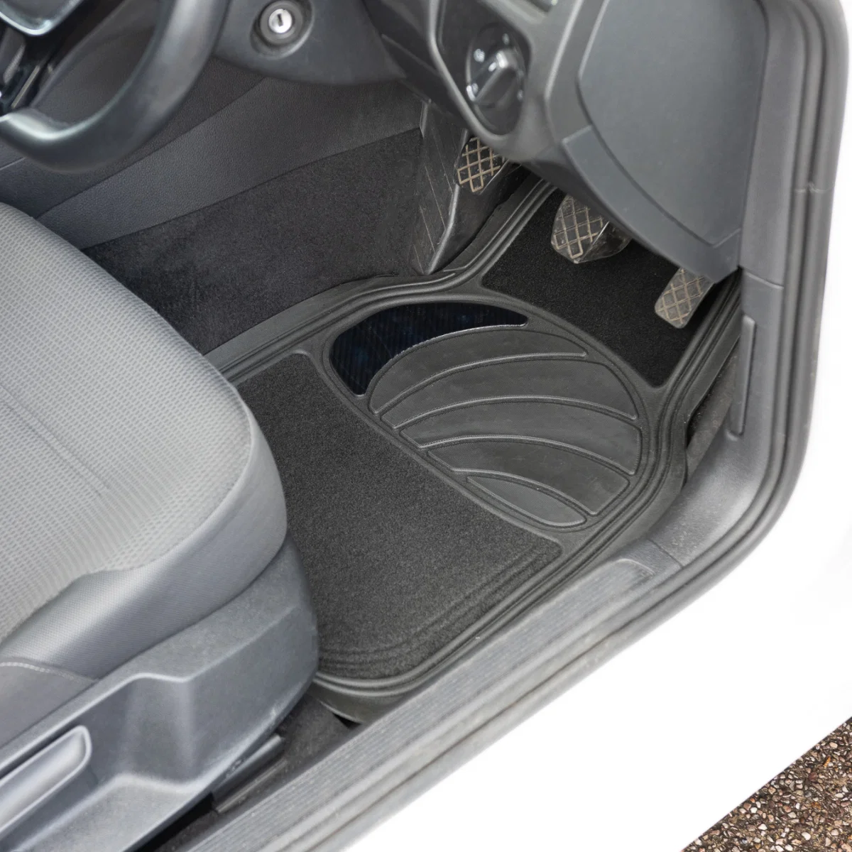 Streetwize Universal Car Mat Set Azura Carpet/Carbon 4 Piece - Image 3