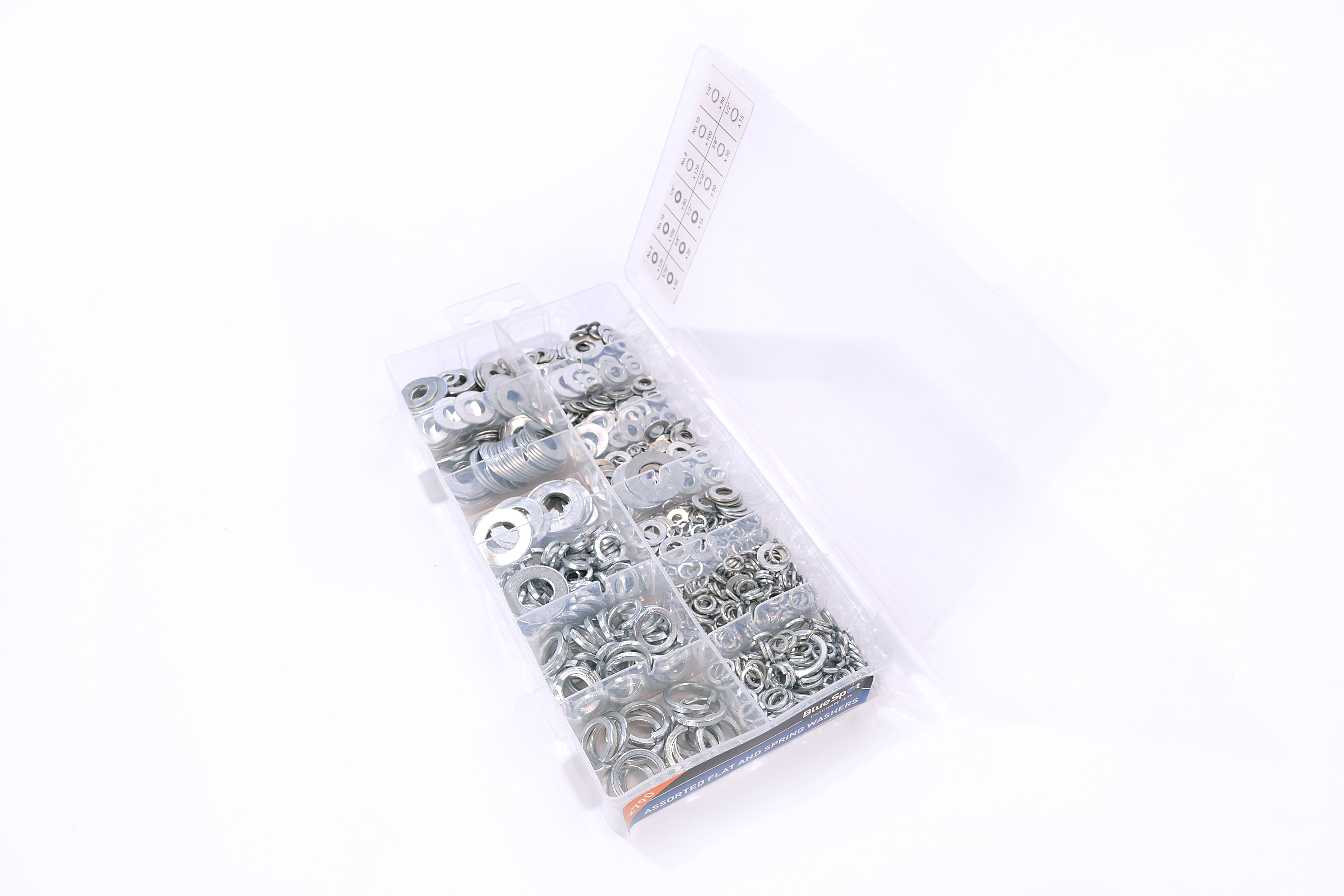 BlueSpot 790pc Flat & Spring Washer Assortment Kit - Image 2