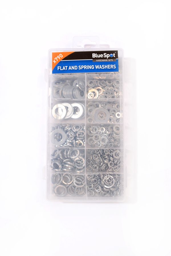 BlueSpot 790pc Flat & Spring Washer Assortment Kit