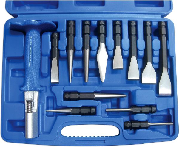 Laser 3539 Chisel & Punch Set 13 Pcs | Automotive Workshop Tool Kit