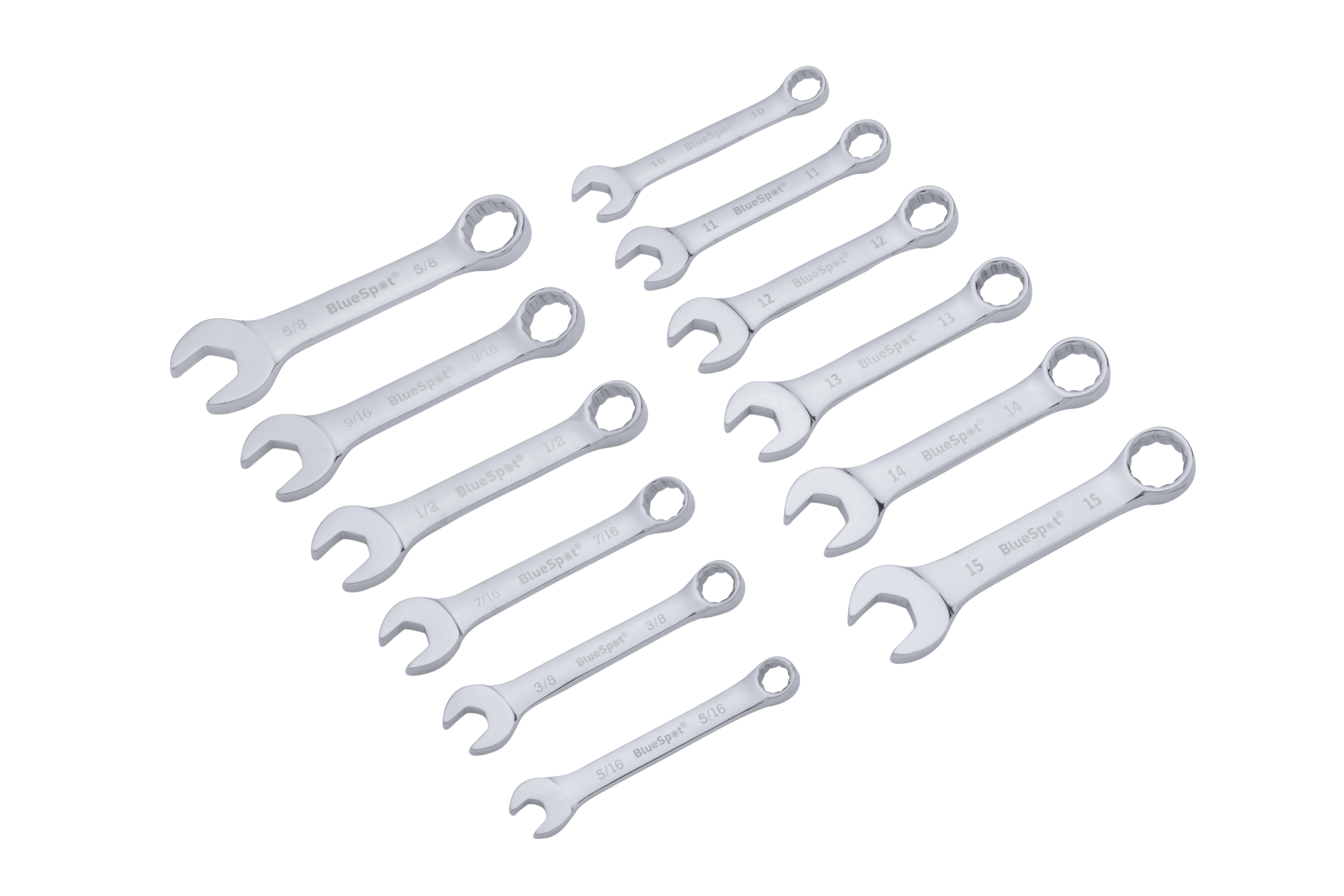 BlueSpot 32pc Metric Imperial Spanner Set (6-19mm)(1/4"-5/8") - Image 2