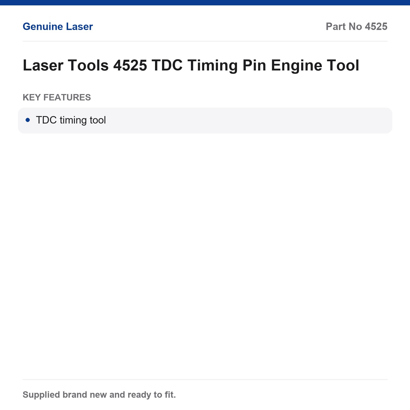 TDC Timing Pin Tool Laser Tools 4525 - Image 3