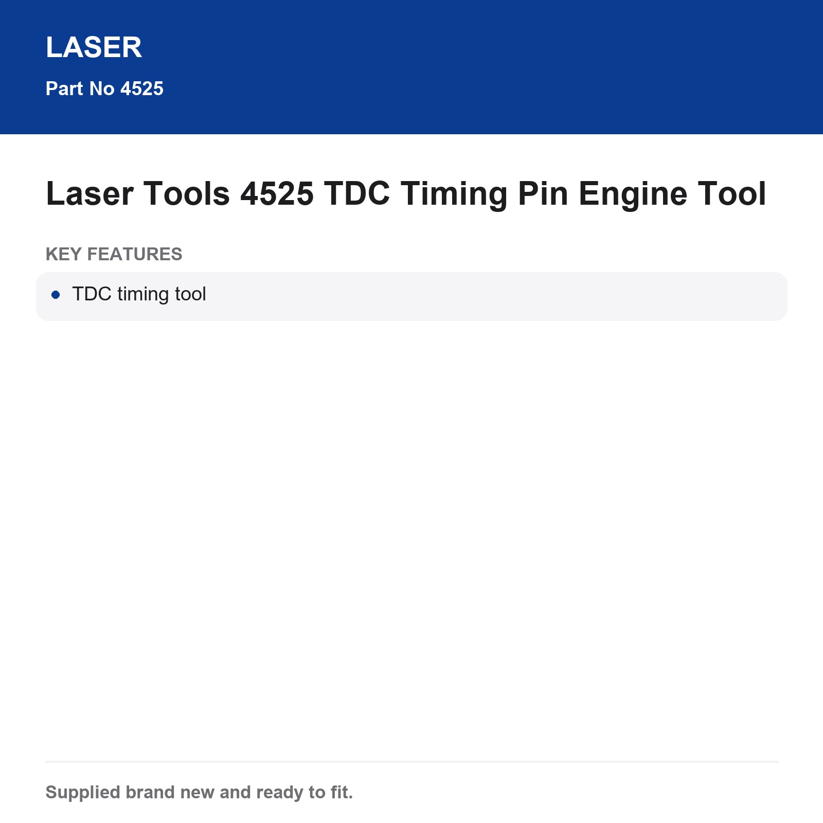 TDC Timing Pin Tool Laser Tools 4525 - Image 4