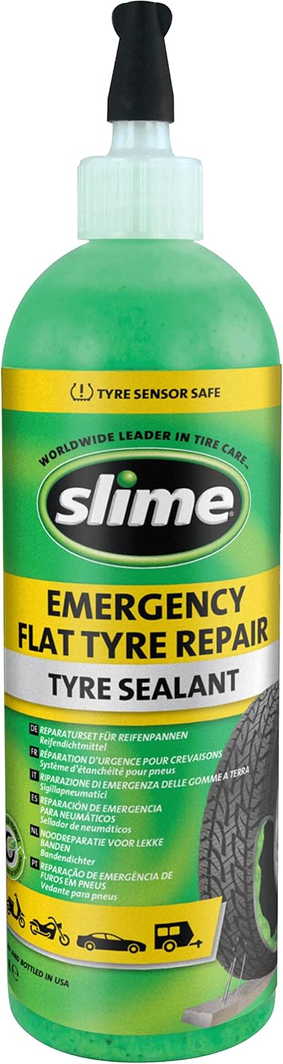 Slime Tyre Sealant SDS50006 Emergency Flat Puncture Repair Car Bike ATV