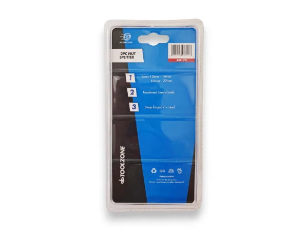 Toolzone 2PC Nut Splitter Hand Tool - Image 3