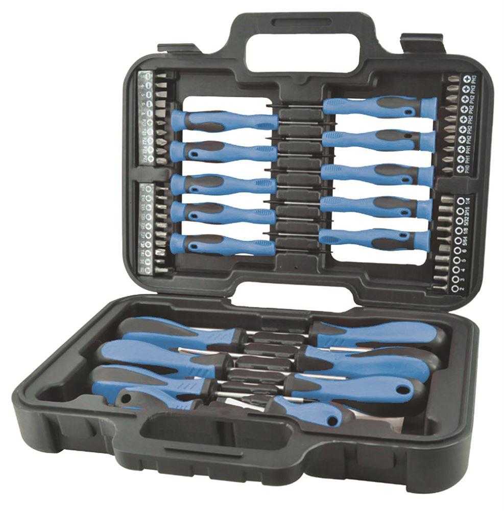 Streetwize 58 pce Screwdriver Bit Set in Case Garage Mechanic Workshop