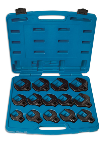 Laser Tools 4713 Crows Foot Wrench Set 14pc Chrome Molybdenum - Image 4