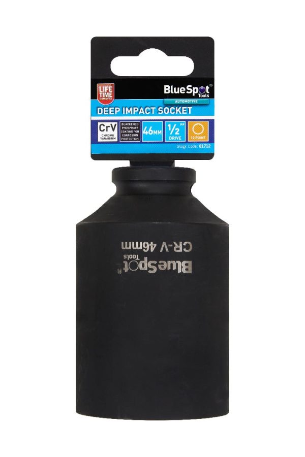 BlueSpot 46mm Extra Deep 12 Point Impact Socket