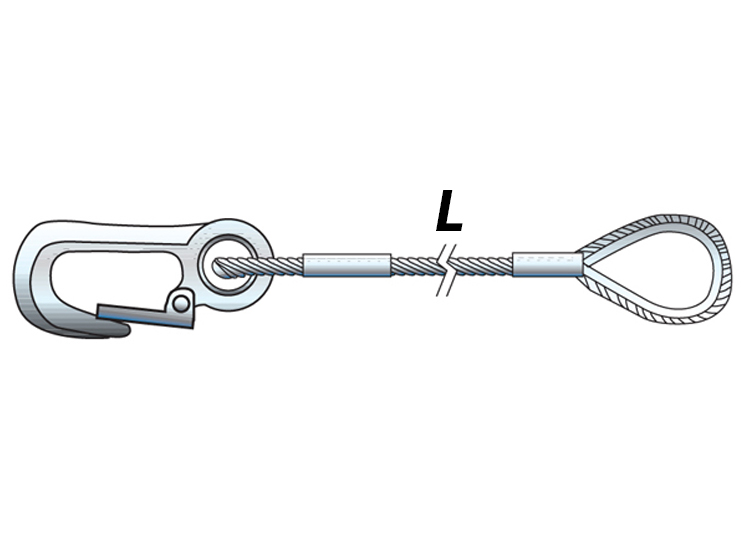 Maypole 400mm Secondary Coupling Cable Car Caravan Trailer Towbar Towing - Image 3
