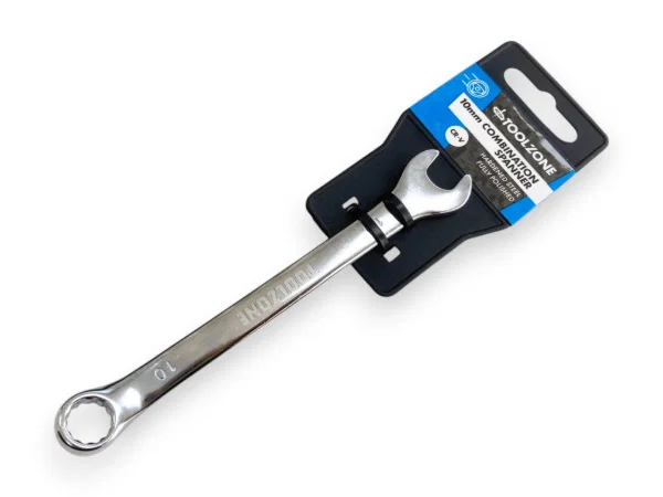Combination Spanner 10MM Toolzone Polished CRV - Image 2