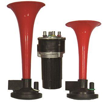 Streetwize Twin Air Horn Car Van Truck 12V Loud Universal Fanfare Kit