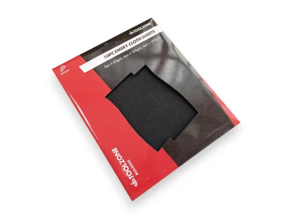 Emery Cloth Sheets Toolzone 10PC Abrasive DC127 - Image 2