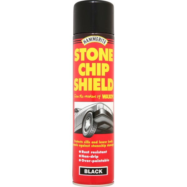 HAMMERITE Underseal Stonechip Shield Black 600ml Underbody Paint - Image 2
