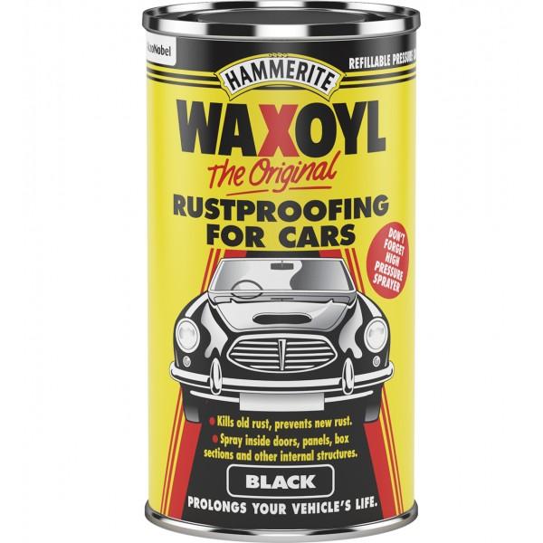 WAXOYL 2.5L Black Underseal Rust Treatment Pressure Can Anti-Corrosion Chassis