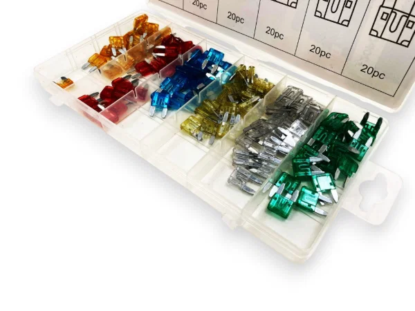 Toolzone TZ 120PC Mini Car Fuses Assortment Box AU303