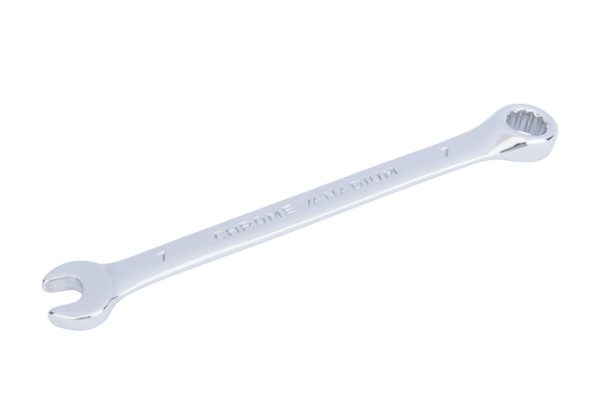 BlueSpot 7mm Fully Polished Chrome Vanadium Spanner