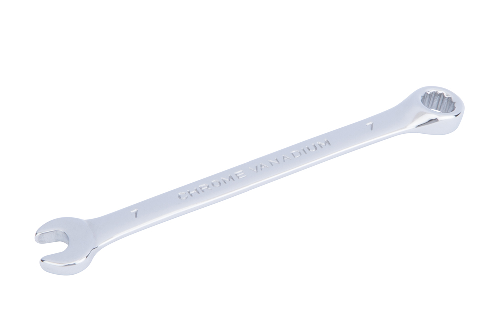 BlueSpot 7mm Fully Polished Chrome Vanadium Spanner