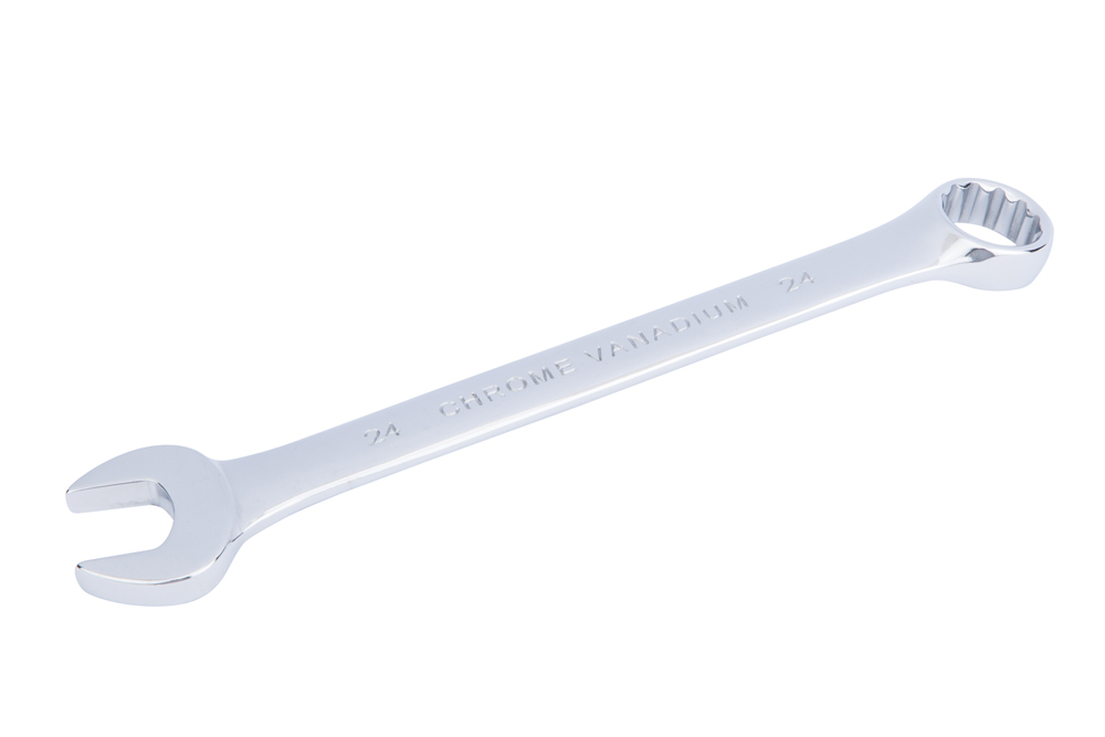 BlueSpot 24mm Spanner Chrome Vanadium Double Ended Polished - Image 2
