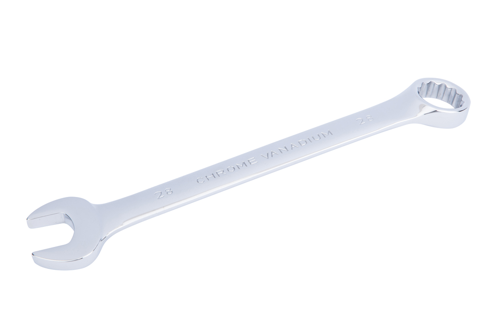 BlueSpot 28mm Spanner Fully Polished Chrome Vanadium