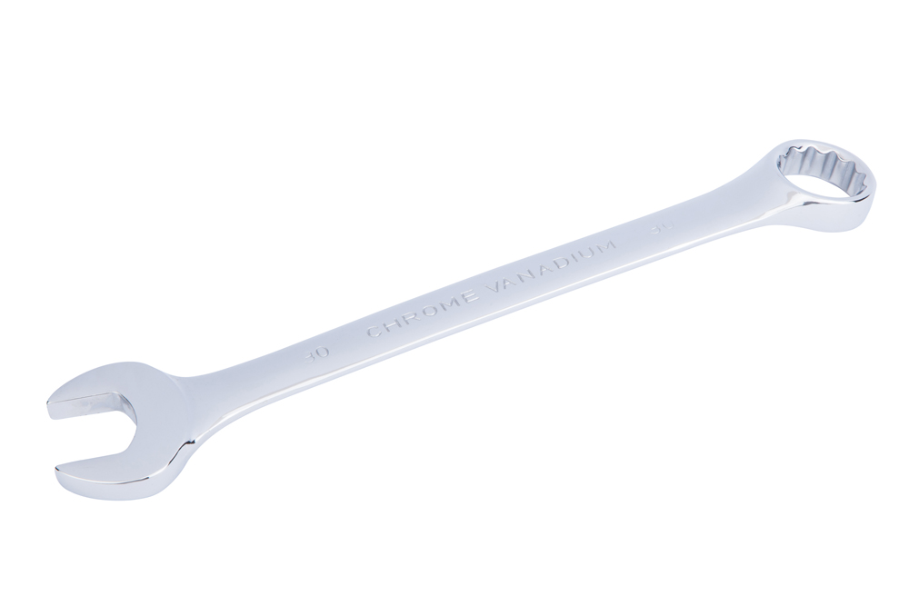 BlueSpot 30mm Fully Polished Chrome Vanadium Spanner