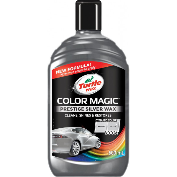 TURTLE WAX Color Magic Plus Prestige Silver Car Paint Polish Wax 500ml - Image 2