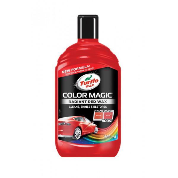 TURTLE WAX Color Magic Plus Radiant Red Car Polish Wax 500ml - Image 2