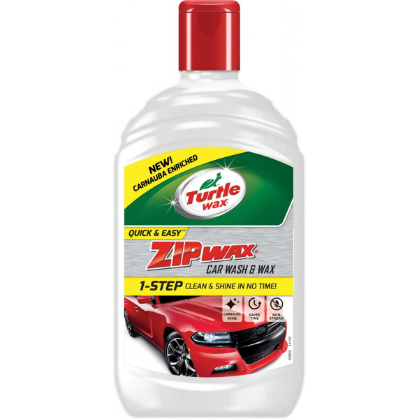 Turtle Wax Zip Wax 2-in-1 Car Wash & Wax 500ml Auto Cleaner