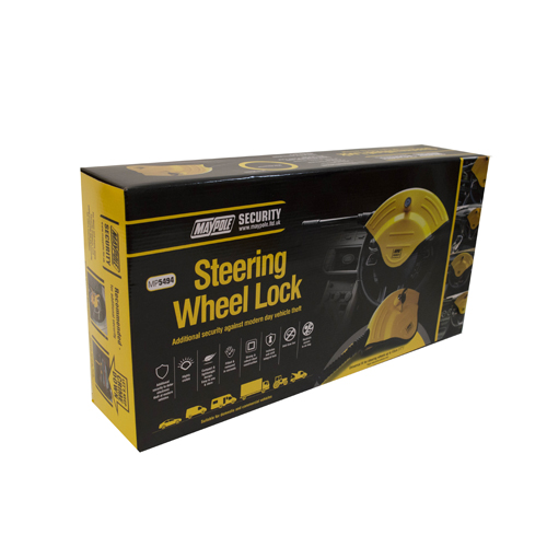 Universal Steering Wheel Lock Maypole Heavy Duty Steel Car Van Caravan - Image 3
