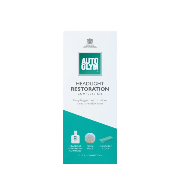 AUTOGLYM L8029 Headlight Restoration Kit Hazy Yellow Headlights DIY