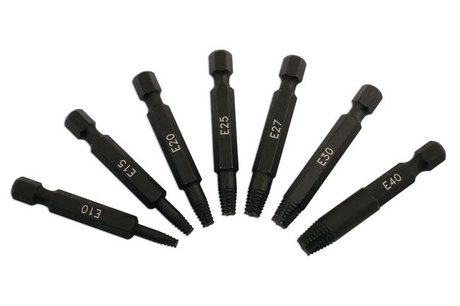 Laser 5964 7pc Torx® Extractor Set for Damaged Stripped Screws