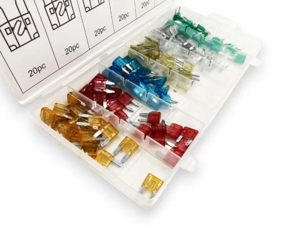 Toolzone TZ 120PC Mini Car Fuses Assortment Box AU303 - Image 3
